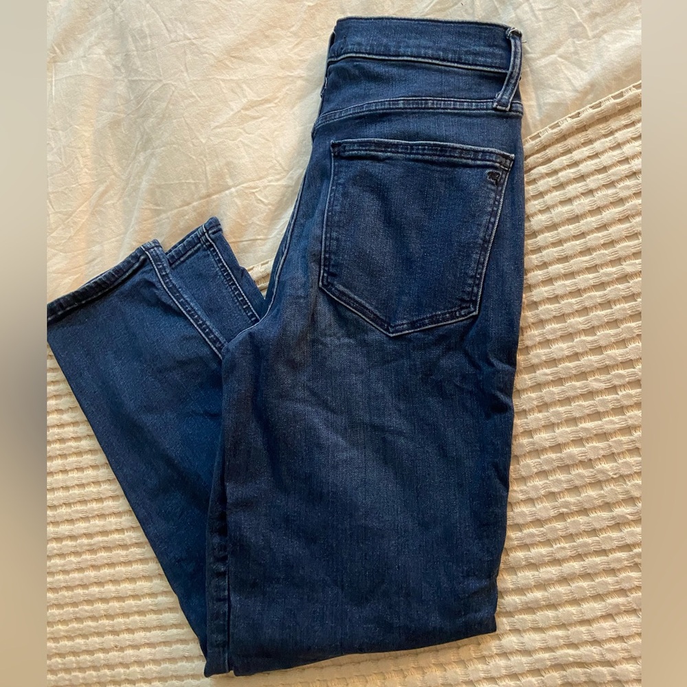 Madewell size 27 Mid rise stove pipe jeans